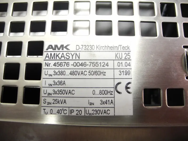 Produktfoto 1 von AMK AMKASYN KU 25 KU25 SINGLE SERVO AXIS DRIVE Top Zustand