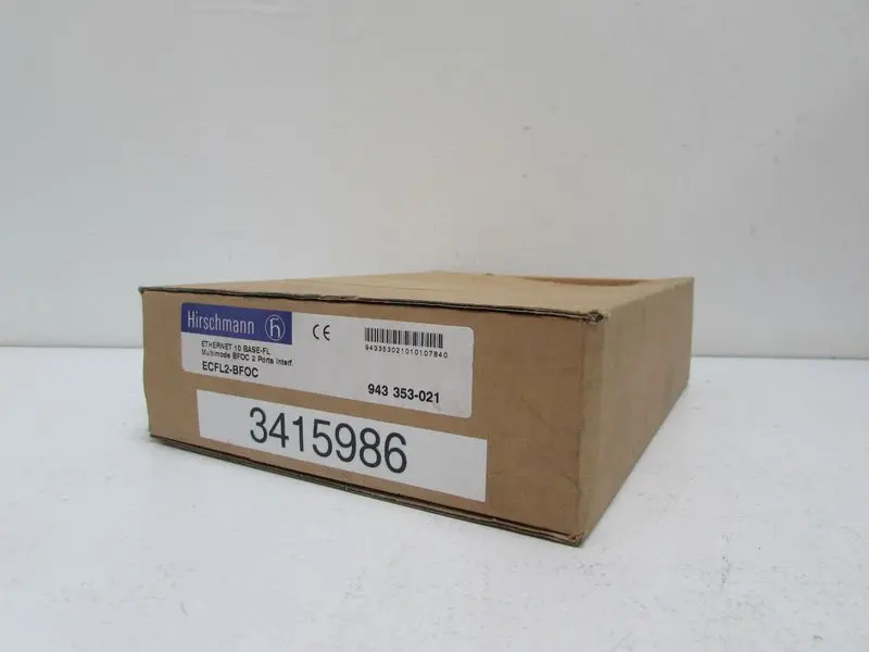 Produktfoto 1 von Hirschmann Ethernet Karte ECFL2-BFOC UNUSED OVP
