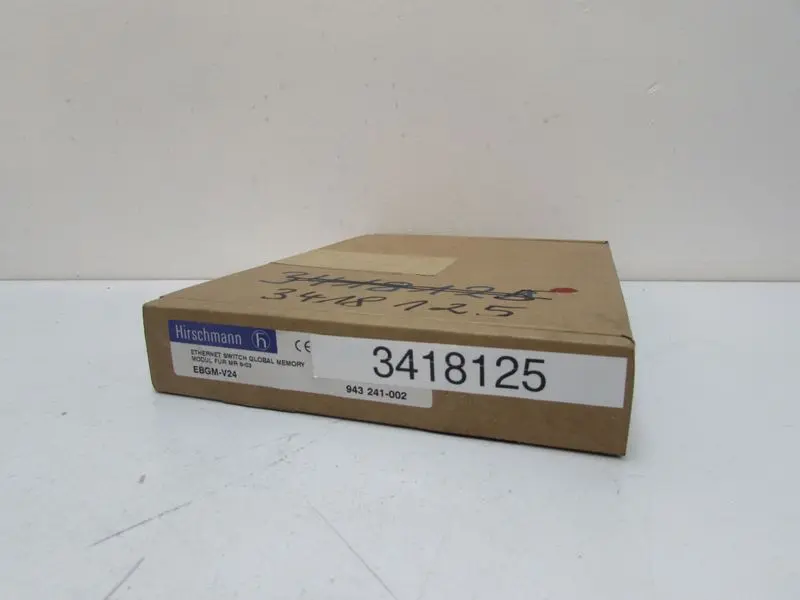 Produktfoto 1 von Hirschmann EBGM-V24 ETHERNET SWITCH GLOBAL MEMORY UNUSED OVP