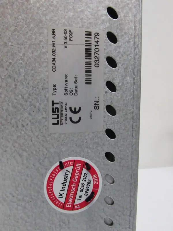 Produktfoto 1 von Lust CDA34.032,W1.5,BR Frequenzumrichter 400V 15kw Top Zustand CDA34.032 TESTED