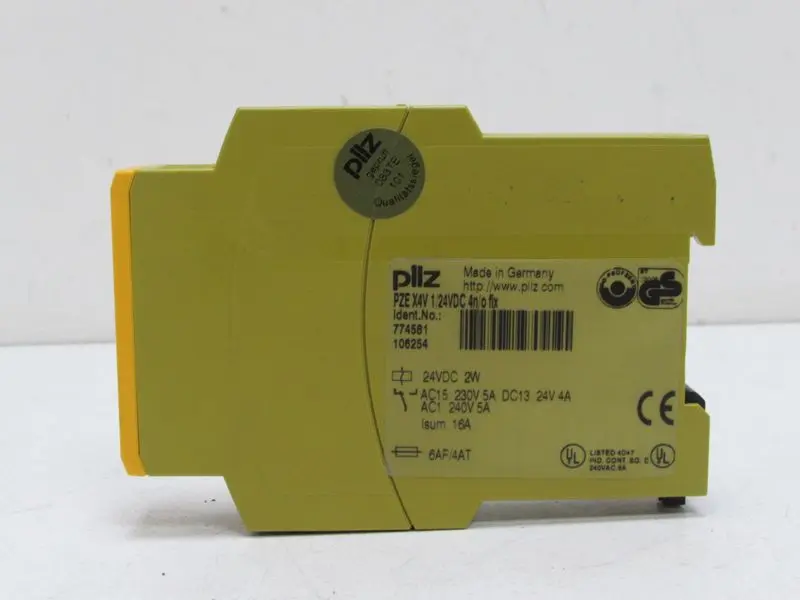 Produktfoto 1 von PILZ PZE X4V 1/24VDC 4n/o fix  ID No.: 774581 TOP ZUSTAND