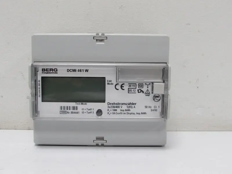 Produktfoto 1 von Berg DCMi 461 W Drehstromzähler 3x230/400V 50Hz DIZ-634-DE-005-002 Top Zustand