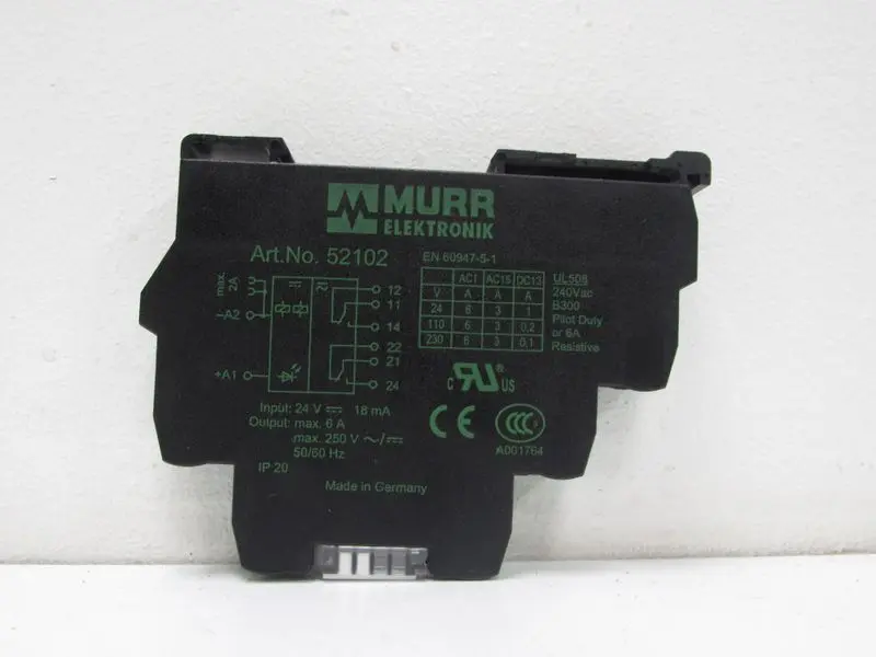 Produktfoto 1 von Murr Elektronik 52102 Schraubklemmen MIRO Ausgangsrelais Top Zustand