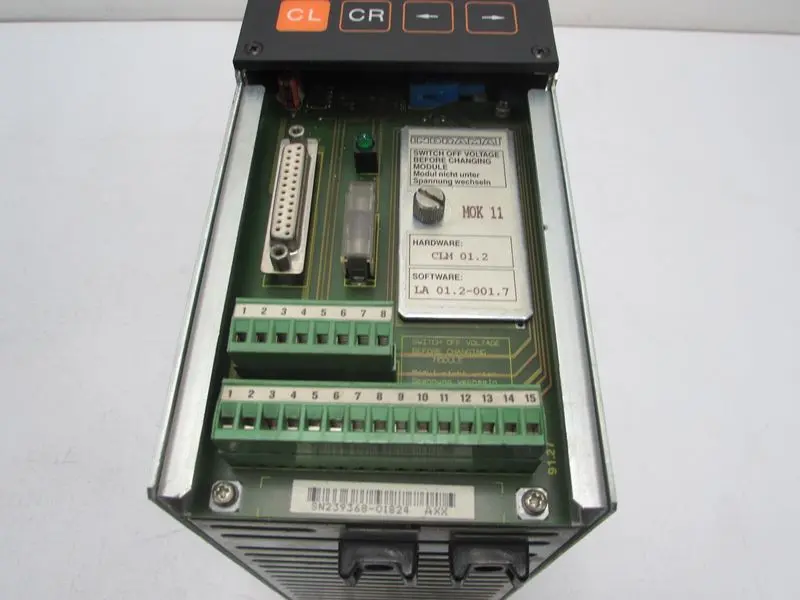 Produktfoto 1 von Indramat CLM 01.2 AC Servo Controller Software LA 01.2-001.7 Top Zustand