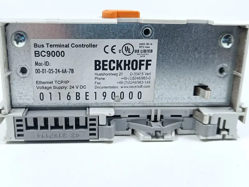 Produktfoto 1 von BECKHOFF Modem BC9000 RJ45 10BASE-T 100BASE-TX TOP ZUSTAND