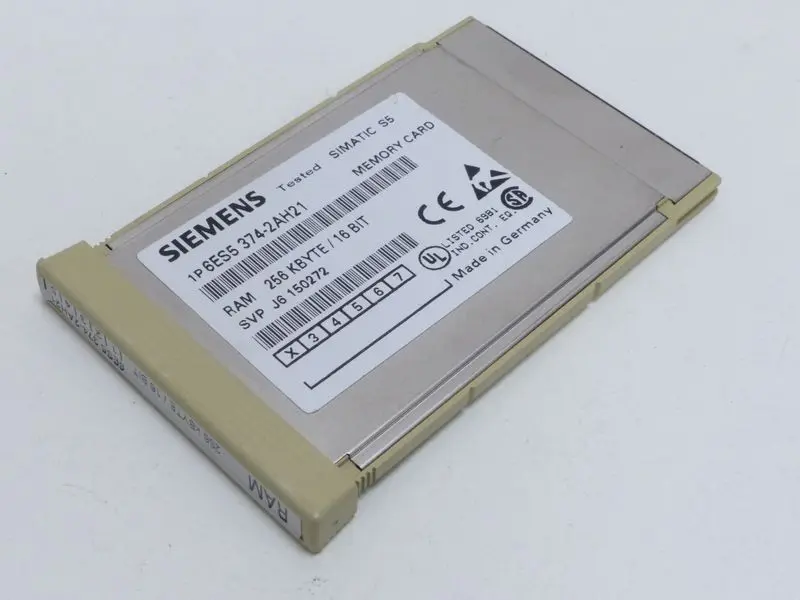 Produktfoto 1 von Siemens Simatic S5 6ES5 374-2AH21 RAM 256 KBYTE / 16BIT Memory Card