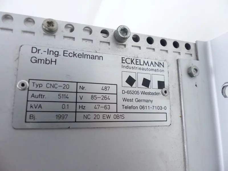 Produktfoto 1 von Eckelmann CNC-20