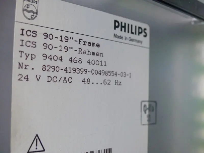 Produktfoto 1 von Philips ICS 90-19 Frame 9404 468 40011 24V DC Rack UNUSED UNBENUTZT OVP