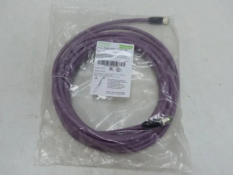 Produktfoto 1 von Murr elektronik Sensor Kabel 7000-44001-8400750 M12 male/ M12 female 7,5 M OVP