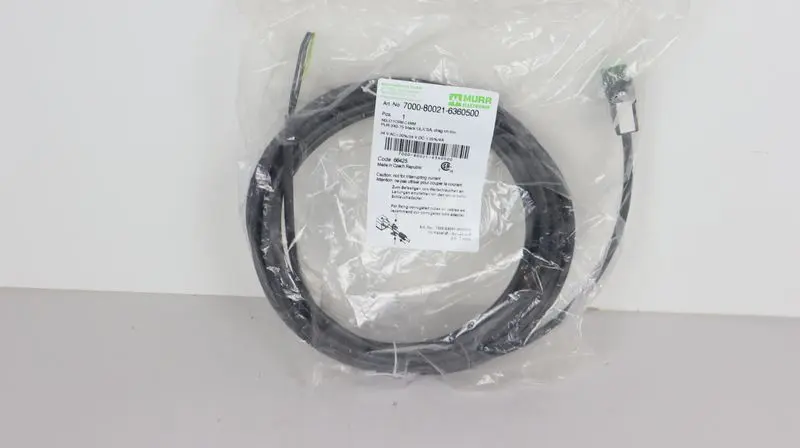 Produktfoto 1 von Murr Elektronik 7000-80021-6360500 Ventilstecker + Kabel 5m UNUSED OVP SEALED