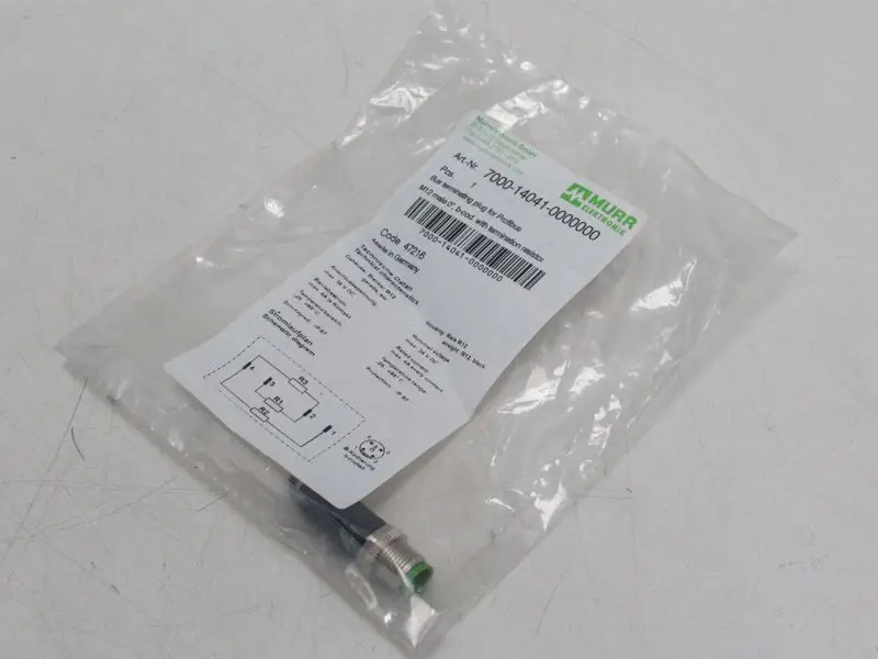 Produktfoto 1 von Murr Elektronik 7000-14041-0000000 Bus terminating plug for Profibus 47216 OVP