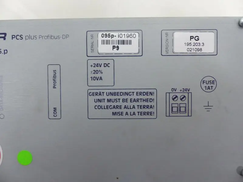Produktfoto 1 von Lauer PCS 095 plus profibus-DP PCS095.P PG 195.203.3 021098 TOP Zustand