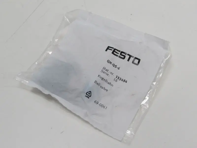 Produktfoto 1 von Festo QH-QS-6 Mat.Nr.:153484 Kugelhan OVP SEALED