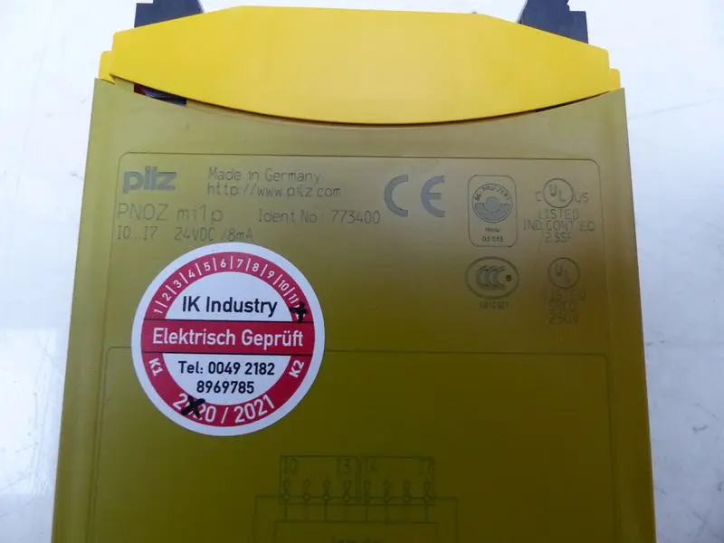 Produktfoto 1 von PILZ PNOZ mi1p 24VDC ID No.: 773400 TESTED
