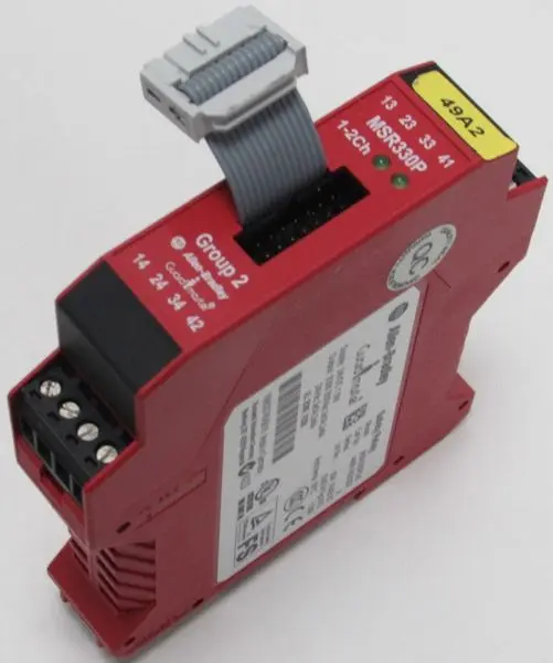 Produktfoto 1 von Allen Bradley MSR330PGR1 440R-W23221 Ser. A MSR330P Safety Relay TOP ZUSTAND