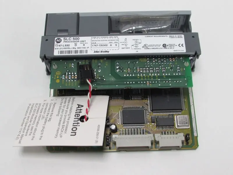 Produktfoto 1 von Allen Bradley SLC 500 Processor Unit 1747-L532 CPU Version D4 UNUSED