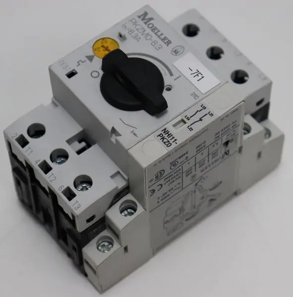 Produktfoto 1 von Moeller PKZMO-6,3 Motorenschutzschalter + NHI11-PKZ0 Hilfsschalter TOP ZUSTAND