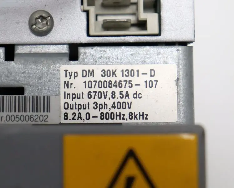 Produktfoto 1 von Bosch DM 30K 1301-D 1070084675-107 8.5A DM30K1301-D TOP ZUSTAND