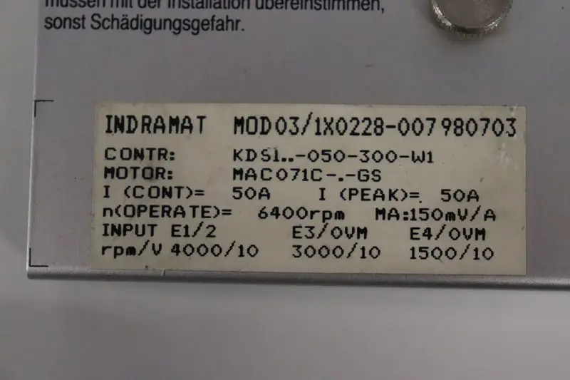 Produktfoto 1 von Indramat MOD03/1X0228-007 Programmier Modul 980703 TOP ZUSTAND