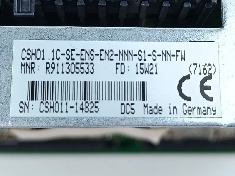 Produktfoto 1 von Rexroth CSH01.1C-SE-ENS-EN2-NNN-S1-S-NN-FW R911305533 REFURBISHED