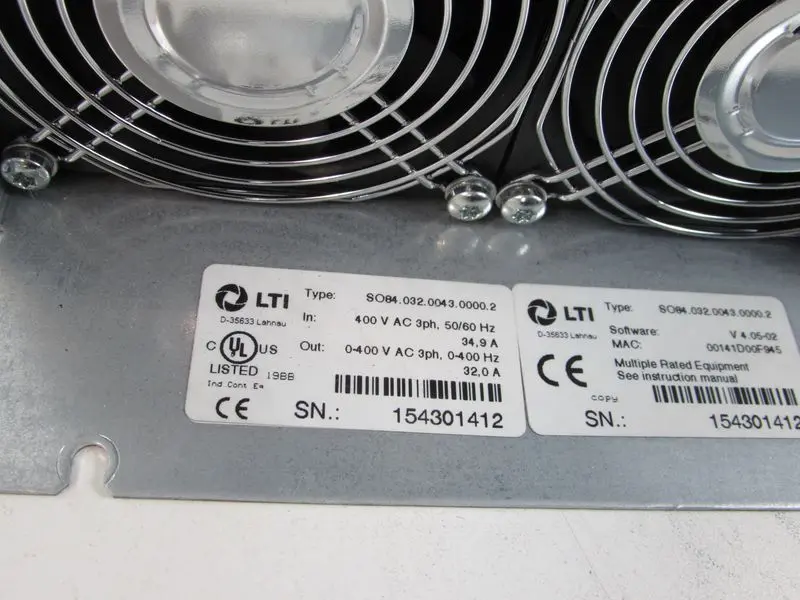 Produktfoto 1 von Lust LTi Servo one Drive SO84.032.0043.0000.2 Softw. V4.05-02 400V NEUWERTIG