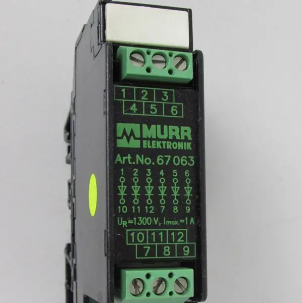 Produktfoto 1 von MURR Elektronik Art.No. 67063 Ausgangsrelais TOP ZUSTAND
