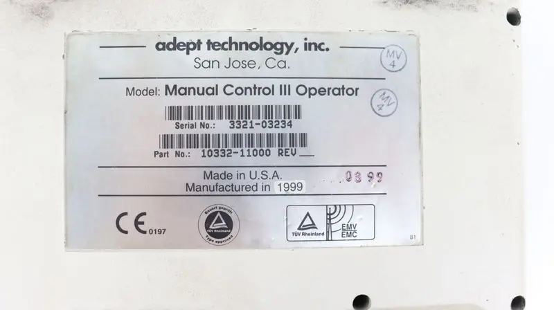 Produktfoto 1 von Adept Technology Bedienpanel Manual Control III Operator 10332-11000