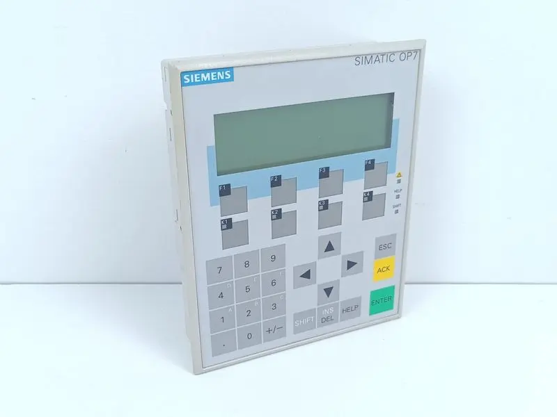 Produktfoto 1 von Siemens Panel OP7-DP 6AV3 607-1JC20-0AX1 E-St.07 6AV3607-1JC20-0AX1 Gebraucht