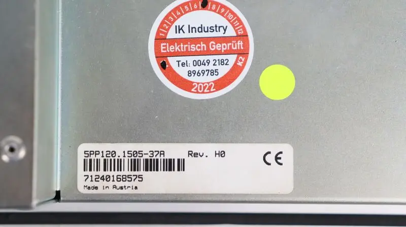 Produktfoto 1 von B&R Power Panel 5PP120.1505-37A REV.H0 TOP ZUSTAND TESTED