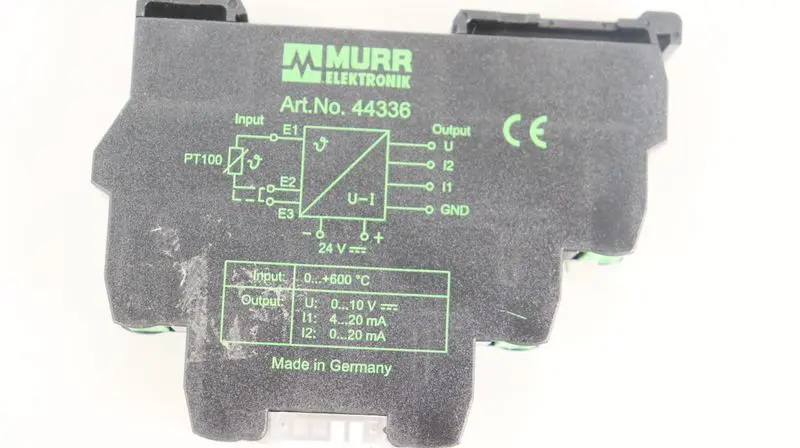 Produktfoto 1 von Murr Elektronik 44336 MIRO Temperaturumformer PT100 - 2/3-L-Technik UNUSED