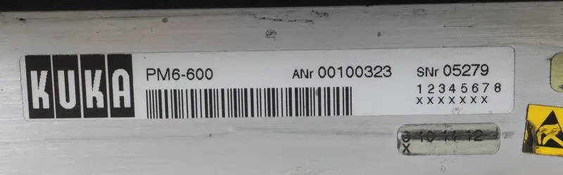 Produktfoto 1 von KUKA Powermodul PM6-600 PM 6 600 ANr 00100323