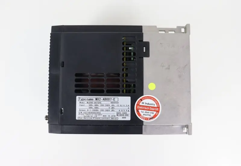 Produktfoto 1 von Hitachi MX2-AB007-E Inverter WJ200-007SFE Wechselrichter TESTED & TOP ZUSTAND