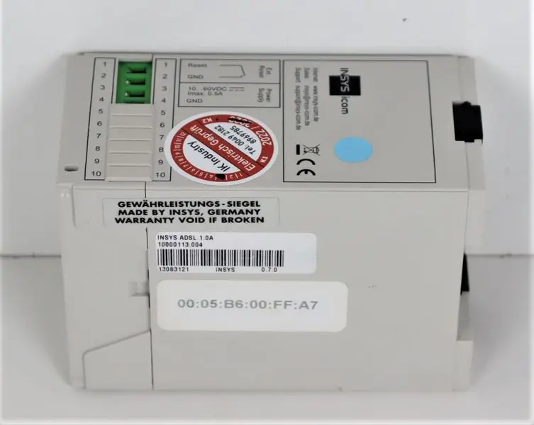 Produktfoto 1 von INSYS ADSL 1.0A 10000113.004 TESTED & UNUSED