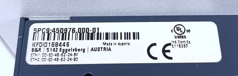 Produktfoto 1 von B&R Panel 5AP1120.121E-000 + PC 2100 5PC9:450976.000-01 TESTED & NEUWERTIG