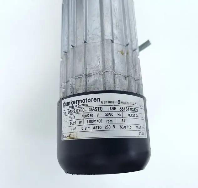 Produktfoto 1 von Dunkermotoren DR62.0X60-4/ASTO Motor 1100/1400 rpm TOP ZUSTAND