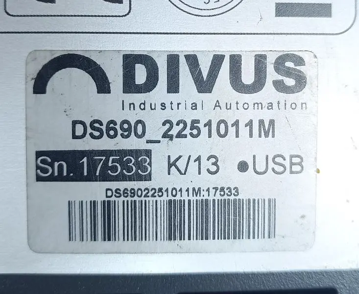 Produktfoto 1 von Divus Panel DS690_2251011M Industrial Computer TESTED