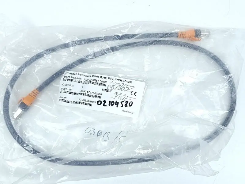 Produktfoto 1 von B&R Ethernet Powerlink Cable RJ45 X20CA0E61.00100 Length 1m UNUSED & OVP