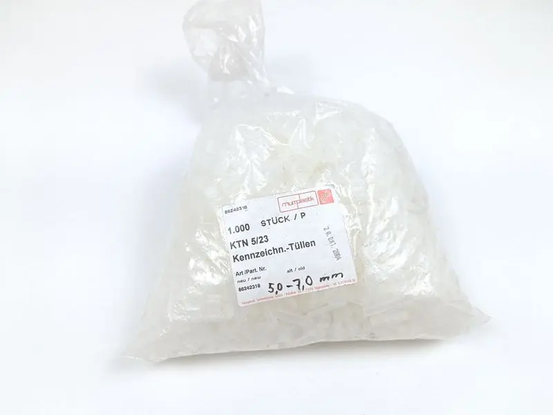 Produktfoto 1 von Murrplastik KTN 5/23 Kennzeichn.-Tüllen 5,0-7,0mm 1000 Stck. UNUSED