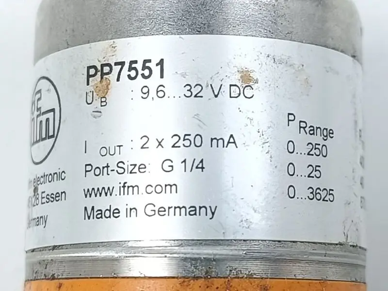 Produktfoto 1 von ifm electronic Druckschalter PP7551 TOP ZUSTAND