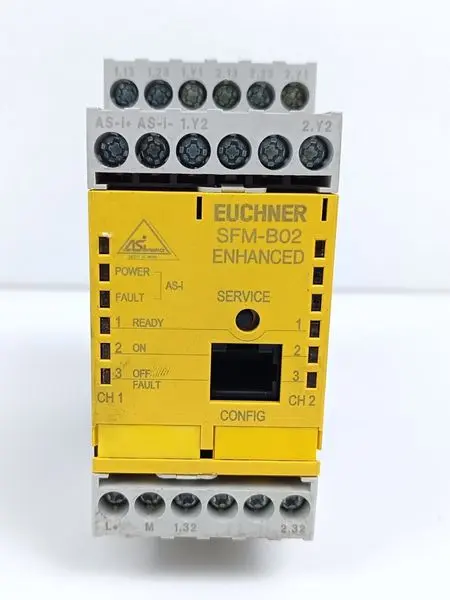 Produktfoto 1 von EUCHNER Safety Monitor SFM-B02 ID.-Nr.: 087891 V3.08 TESTED & TOP ZUSTAND