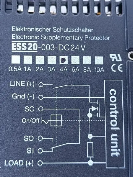 Produktfoto 1 von E-T-A ESS20-003-DC24V-4A TOP ZUSTAND
