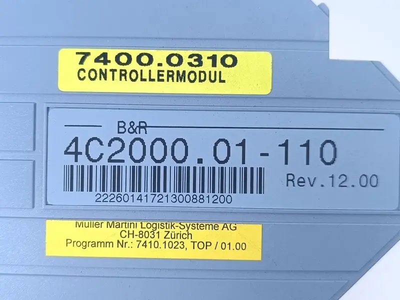 Produktfoto 1 von B&R 4C2000.01-110 REV: 12.00 TESTED & TOP ZUSTAND