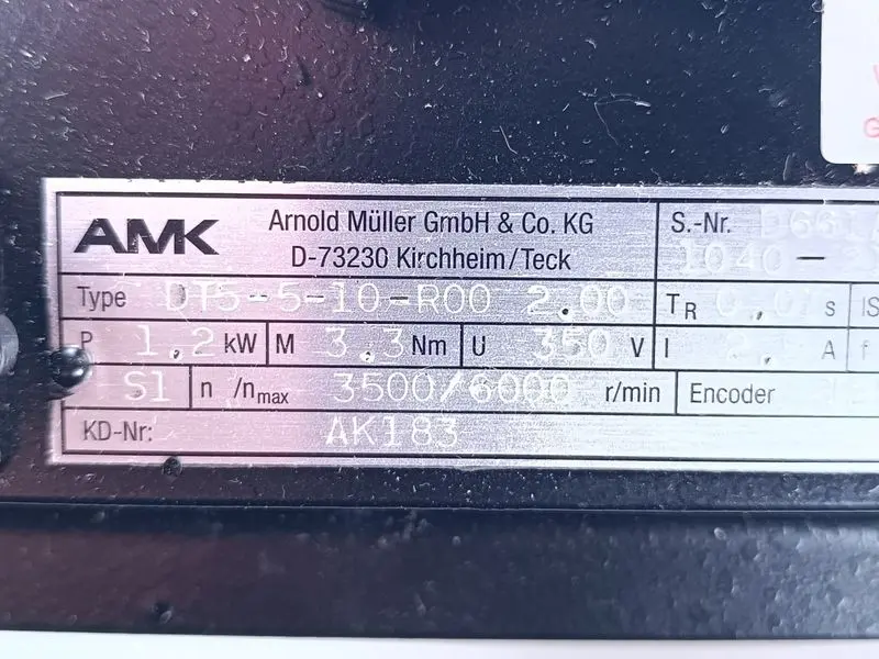 Produktfoto 1 von AMK DT5-5-10-R00 2.00 Servomotor n/nmax 3500/6000r/min UNUSED