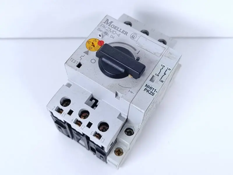 Produktfoto 1 von Moeller PKZM0-4 Motorenschutzschalter + NHI11-PKZ0 Hilfsschalter TOP ZUSTAND