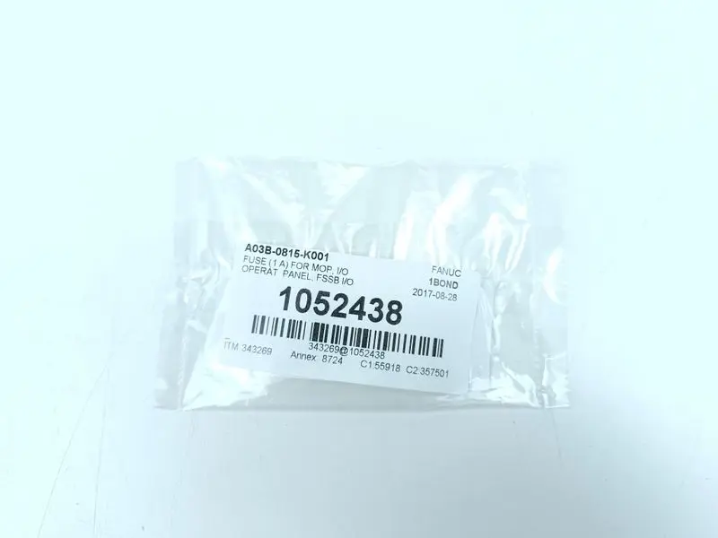 Produktfoto 1 von Fanuc A03B-0815-K001 Fuse 1A for MOP I/O Operator Panel FSSB UNUSED
