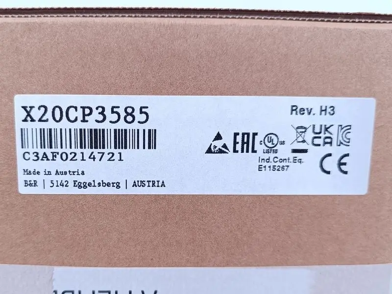 Produktfoto 1 von B&R X20 CP 3585 X20CP3585 CPU Rev. H3 B&R X20 CP3585 UNUSED & OVP