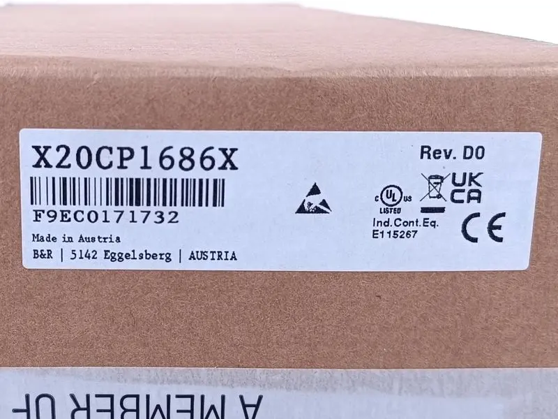 Produktfoto 1 von B&R X20CP1686X X20 CP 1686X Rev. D0 UNUSED & OVP & SEALED