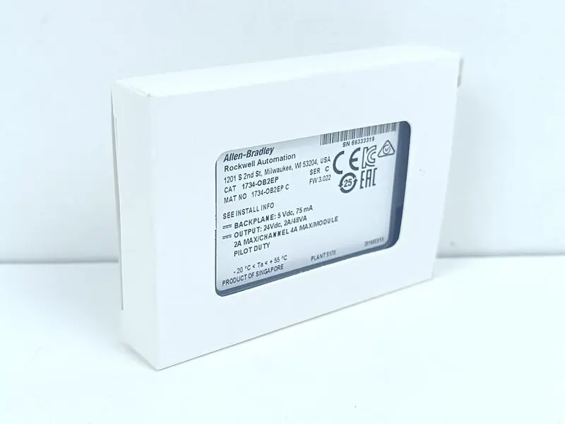 Produktfoto 1 von Allen Bradley 1734-OB2EP SER.C FW 3.022 1734-OB2EPC UNUSED & OVP