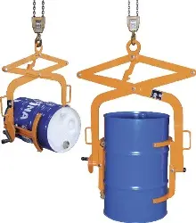 Produktfoto 1 von FWZ 200 VERZINKT Fasswendezange, 120l-Fass RAL 2000, Tragkraft 300 kg