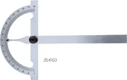 Produktfoto 1 von 197205 Winkelmesser mit Gradbogen 300x500mm,mattverch.